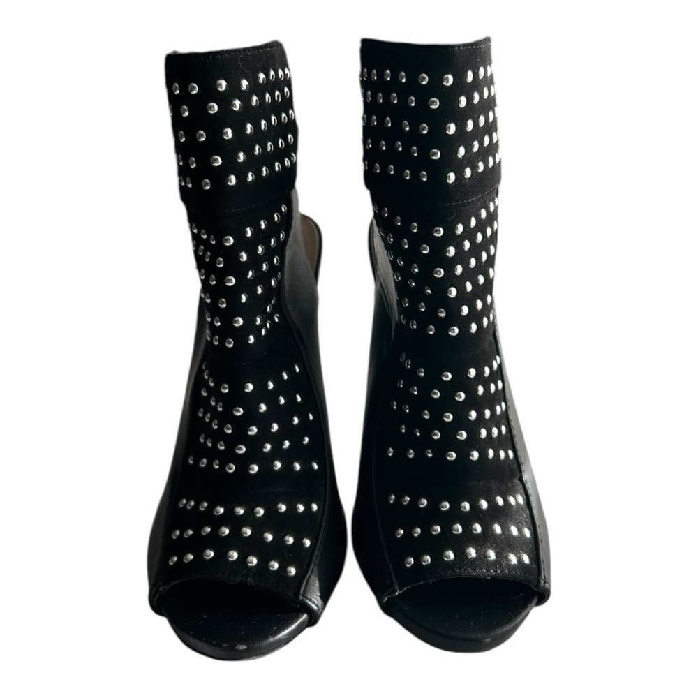 Womens JustFab Brittany Ankle Boot - Black in Size 5.5 - Picture 8 of 12